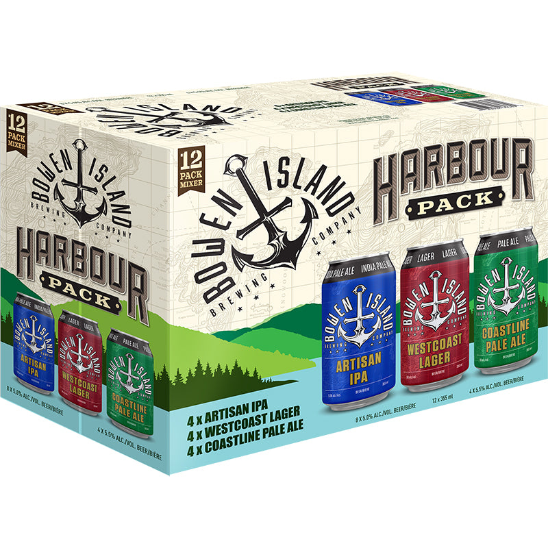 Bowen Island Harbour Pack 12pk Cans