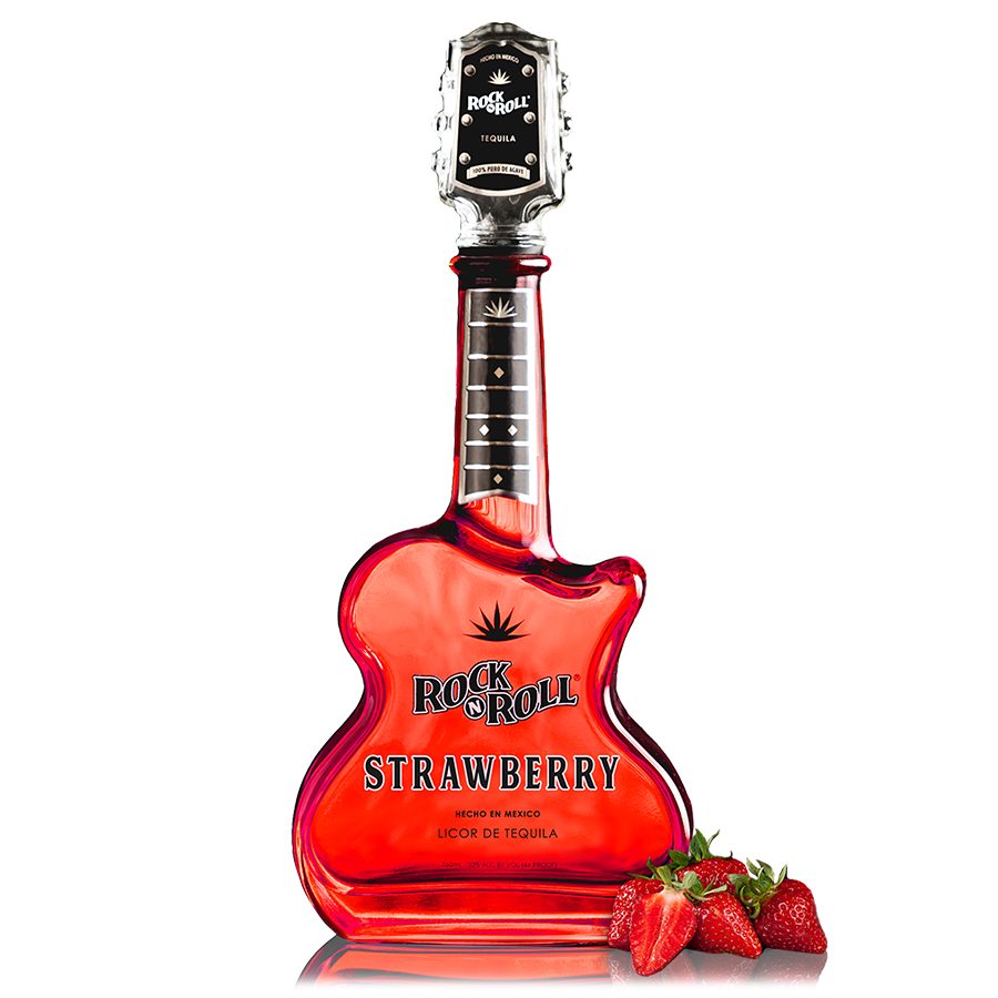Rock N Roll Tequila Strawberry Guitar