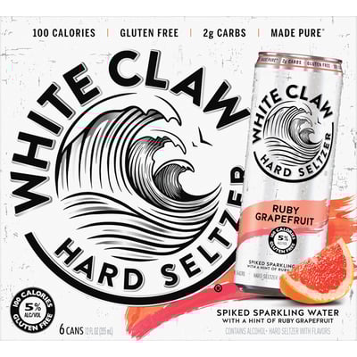 White Claw Ruby Grapefruit 6 Cans