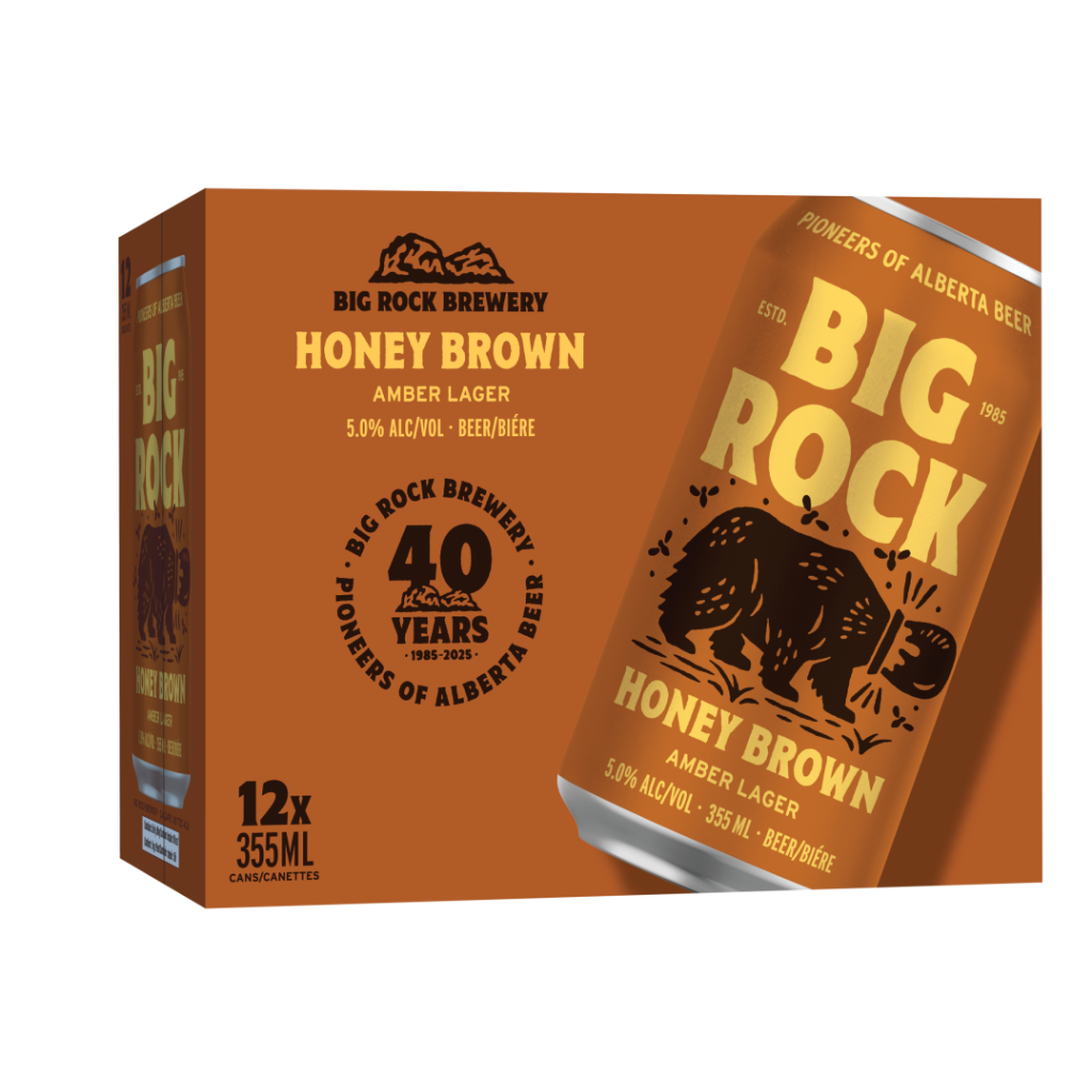 Big Rock Honey Brown 12 Cans
