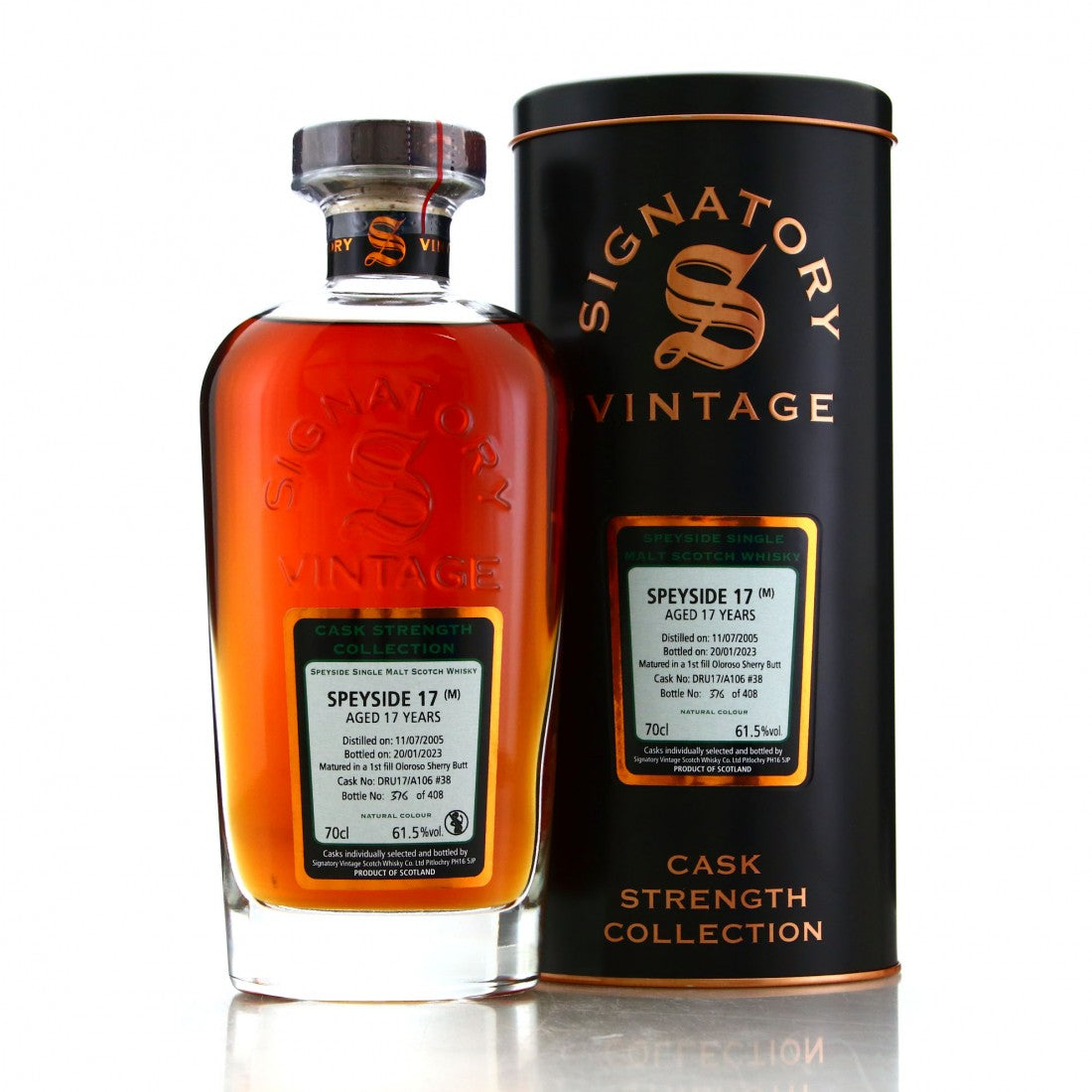 Signatory Vintage Speyside (Macallan) 2005 17 Year Old 61.5% 700ml