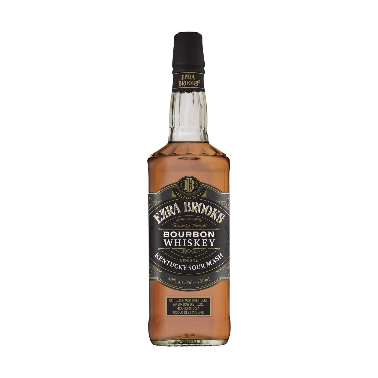 Ezra Brooks with Bonus Rebel Yell 750ml + 50ml