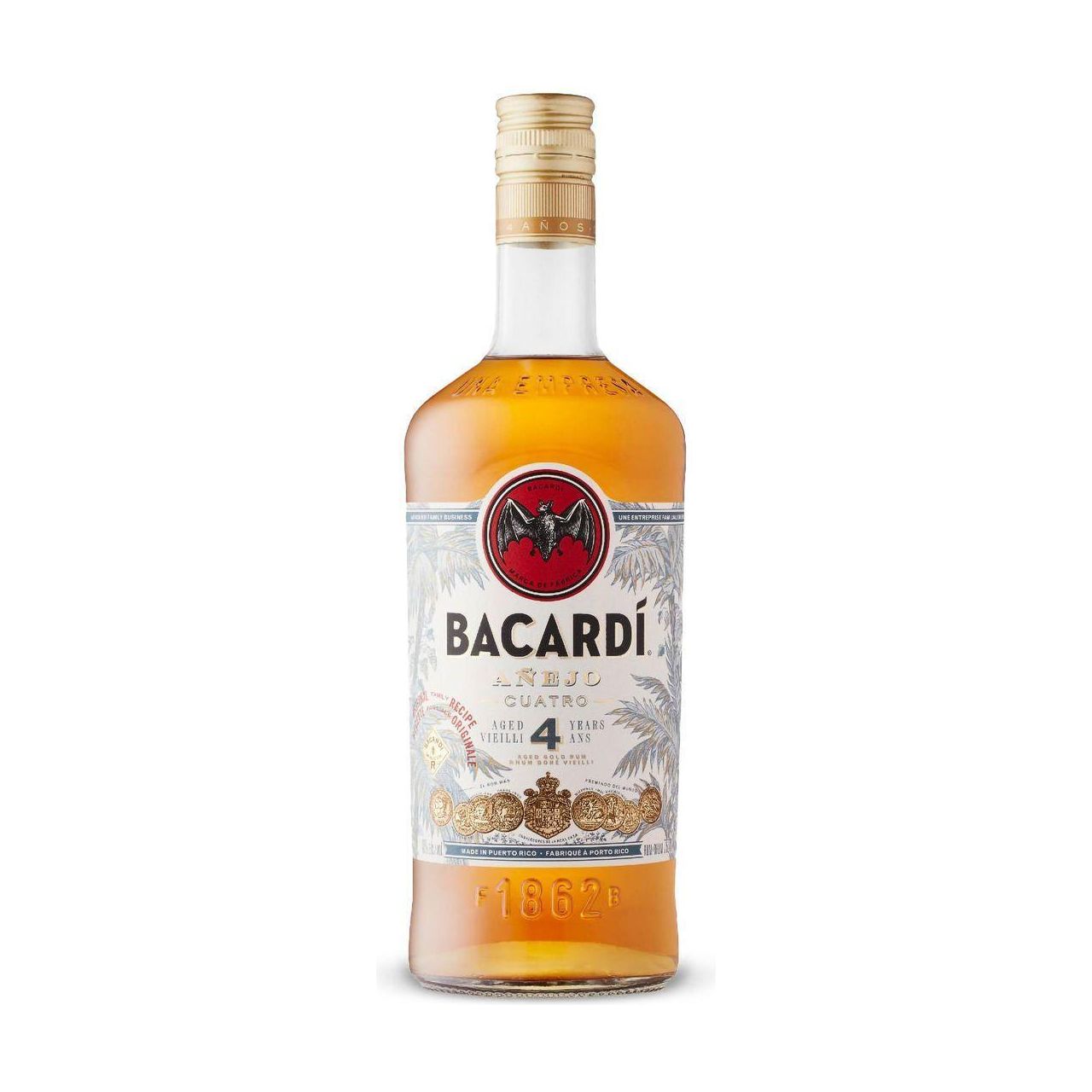 Bacardi 4 Year Old Anejo Cuatro 750ml