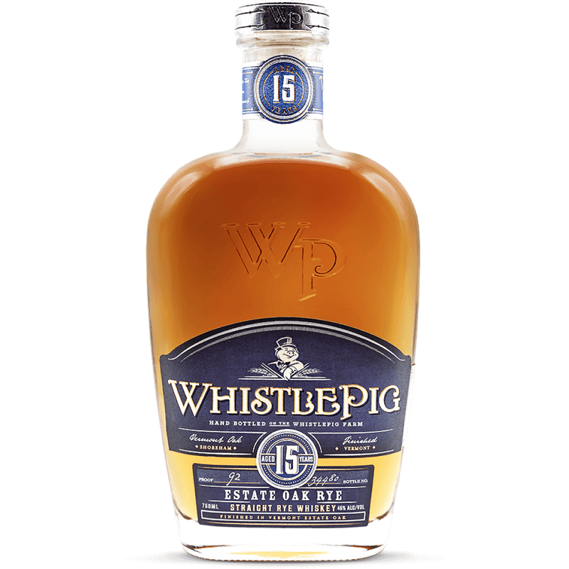 WhistlePig 15 Year Old Estate Oak Rye 750ml