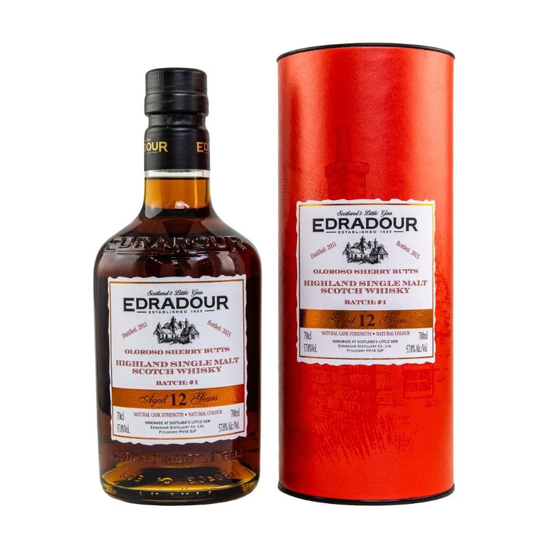 Edradour 2011 12 Year Old Sherry Cask Strength Batch #1 57.8% ABV 700ml