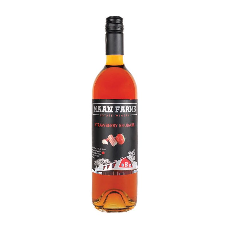 Maan Farms Strawberry Rhubarb Fruit Wine 750ml