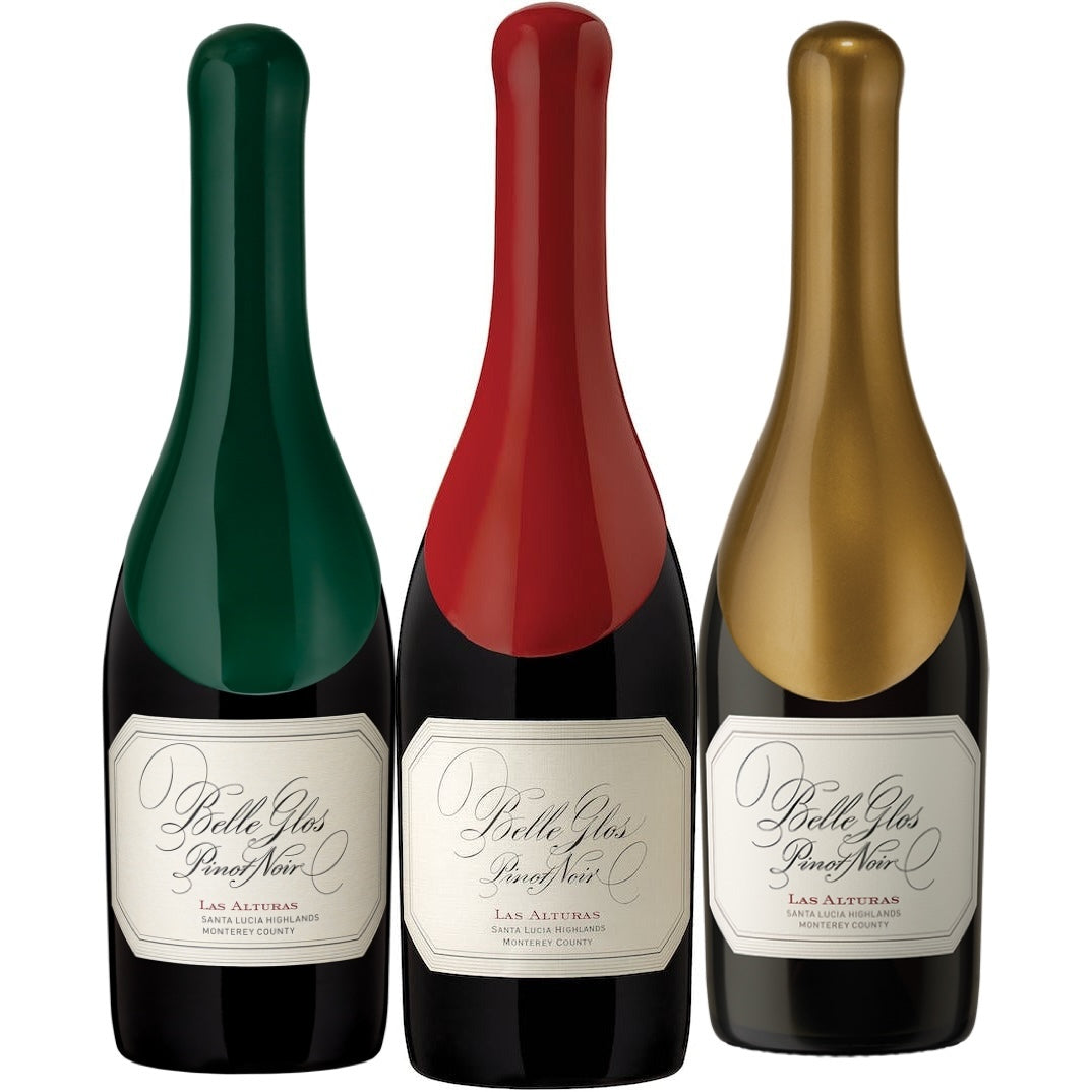 Belle Glos Las Alturas Vineyard Pinot Noir - Red, Green and Gold Wax 3x750ml
