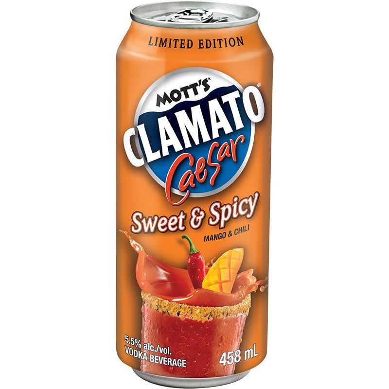 Mott's Clamato Sweet & Spicy Caesar 458ml