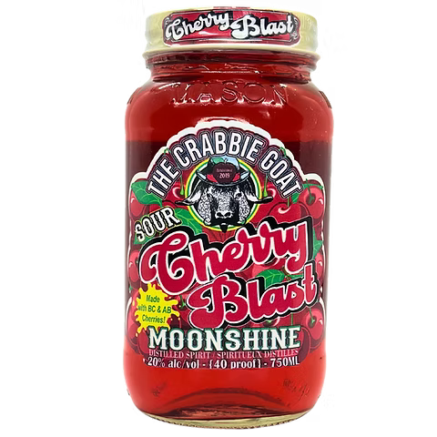 The Crabbie Goat Distillery Cherry Blast Moonshine