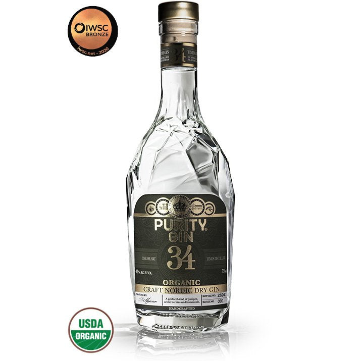 Purity London Dry 34 Organic Gin 750ml