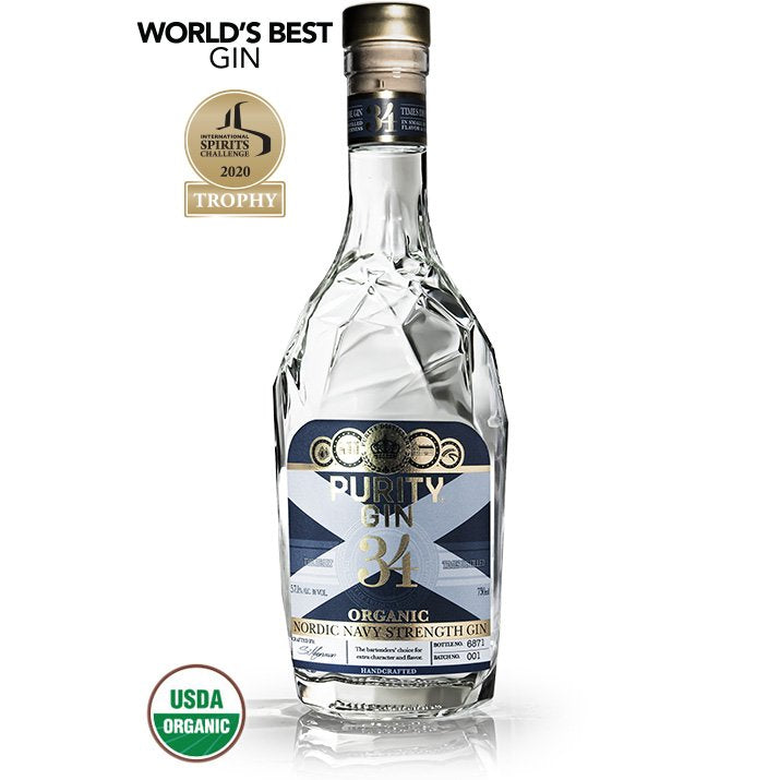 Purity Navy Strength 34 Organic Gin 750ml