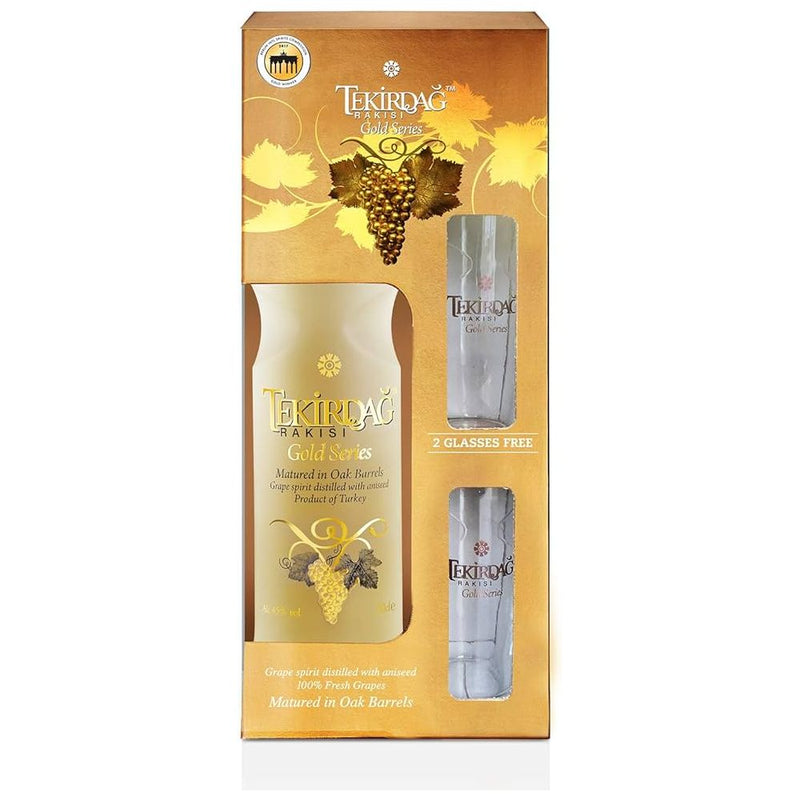 Tekirdag Rakisi Gold Gift Pack 700ml