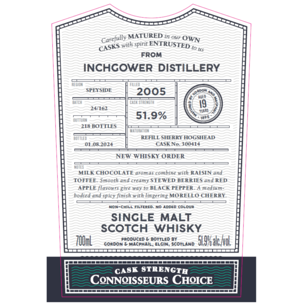 Gordon & Macphail Connoisseur's Choice Inchgower 19 Year Old 2005 #300414