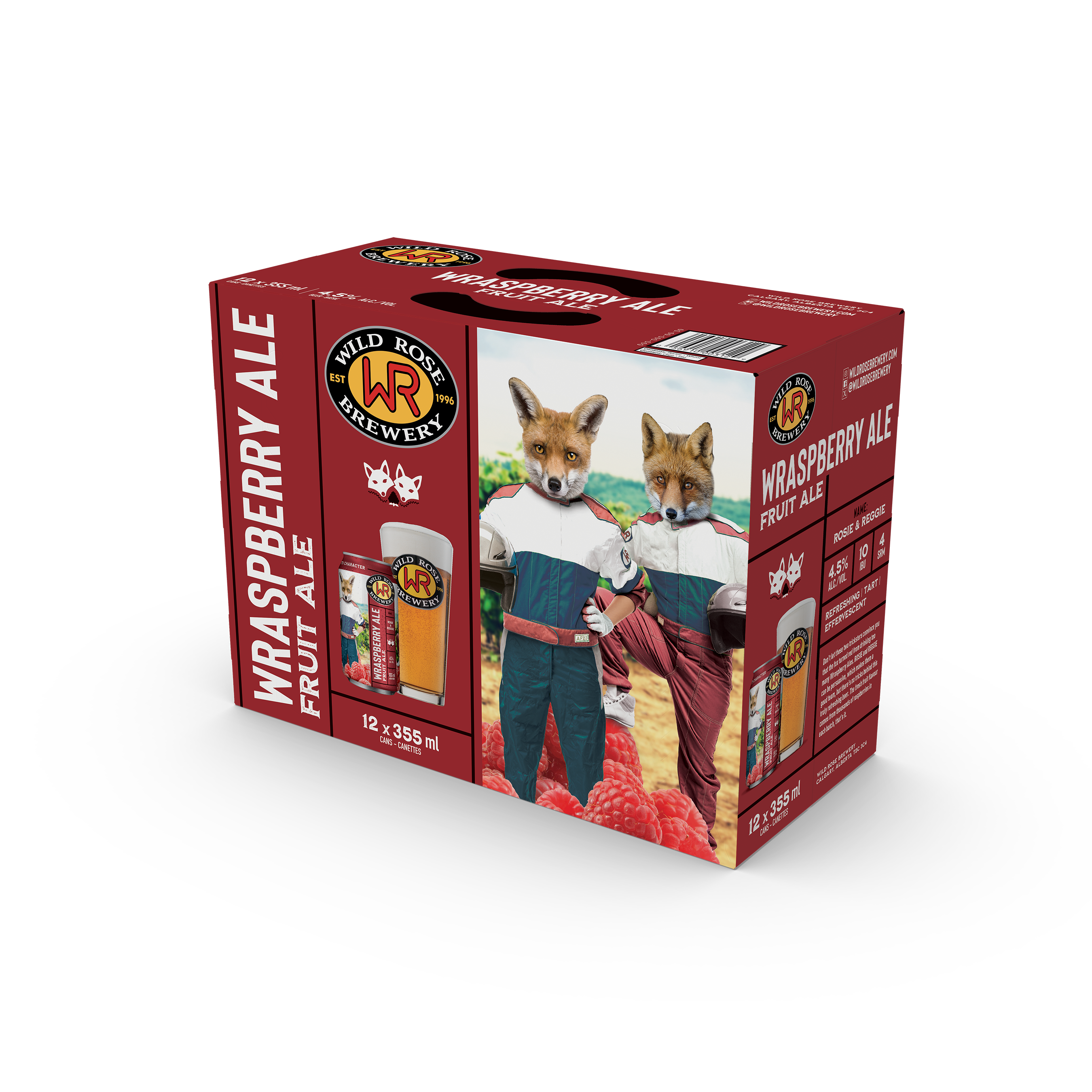 Wild Rose Wraspberry 12pk cans