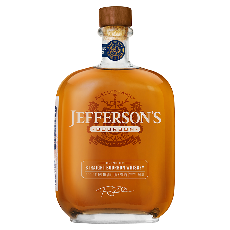 Jefferson's Straight Bourbon Whiskey 41.15% 750ml