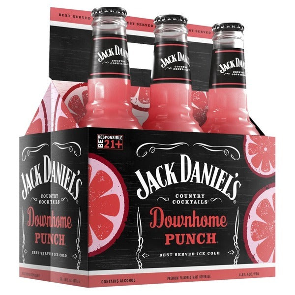 Jack Daniel's Country Cocktails Downhome Punch 6 Bottles