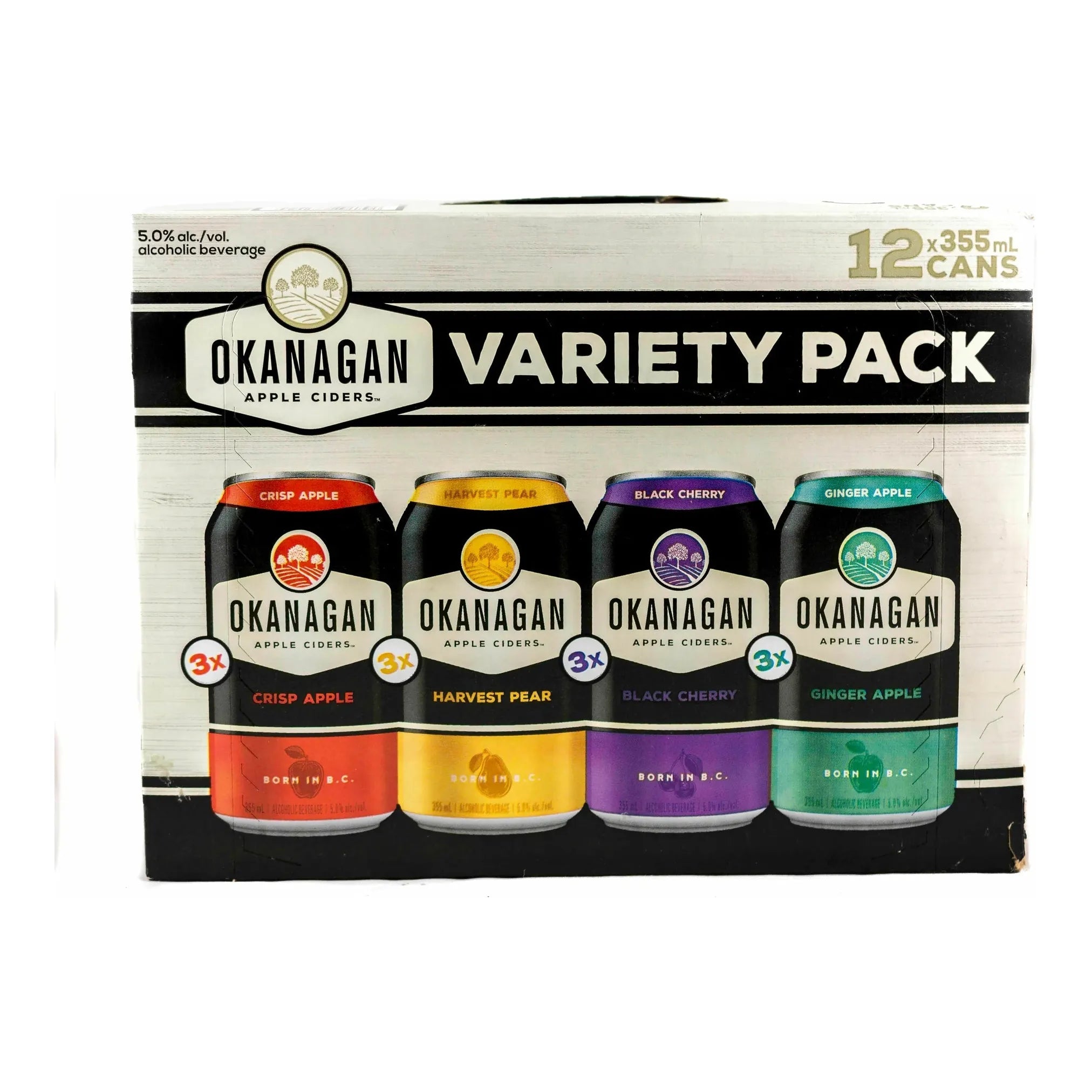 Okanagan Cider Variety Pack 12 Cans