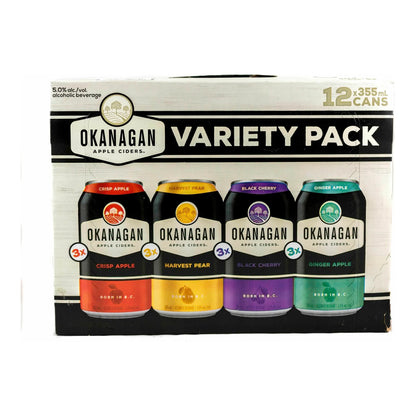 Okanagan Cider Variety Pack 12 Cans