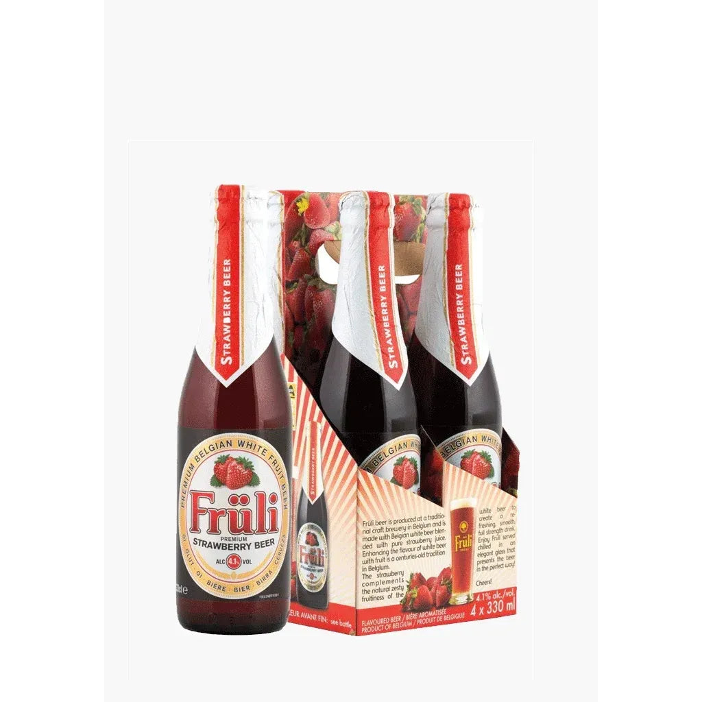 Fruli Strawberry Beer 4 Bottles