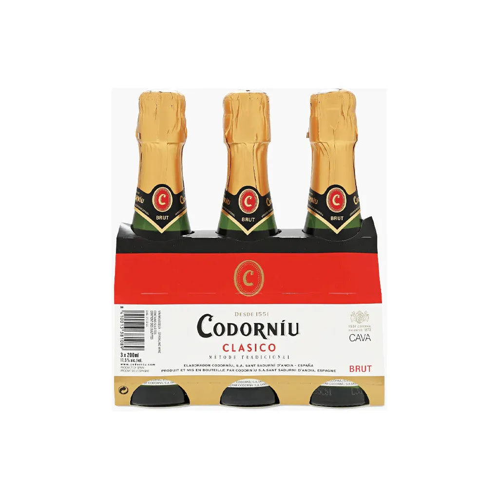 Codorniu Brut Clasico 3 Pack