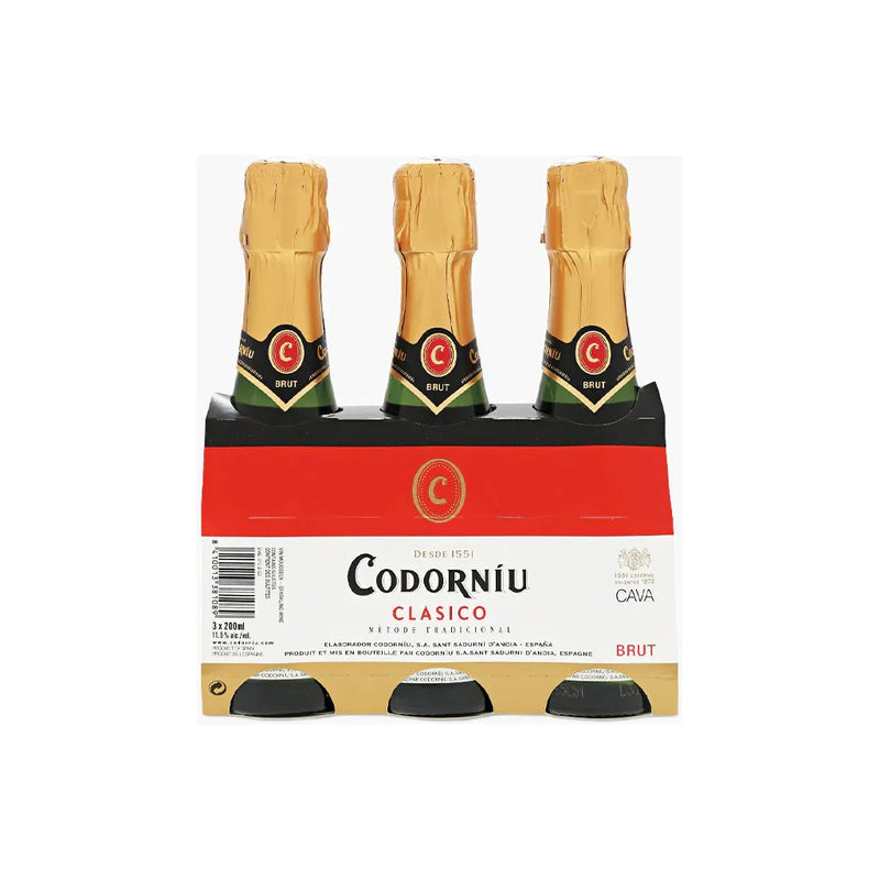 Codorniu Brut Clasico 3 Pack