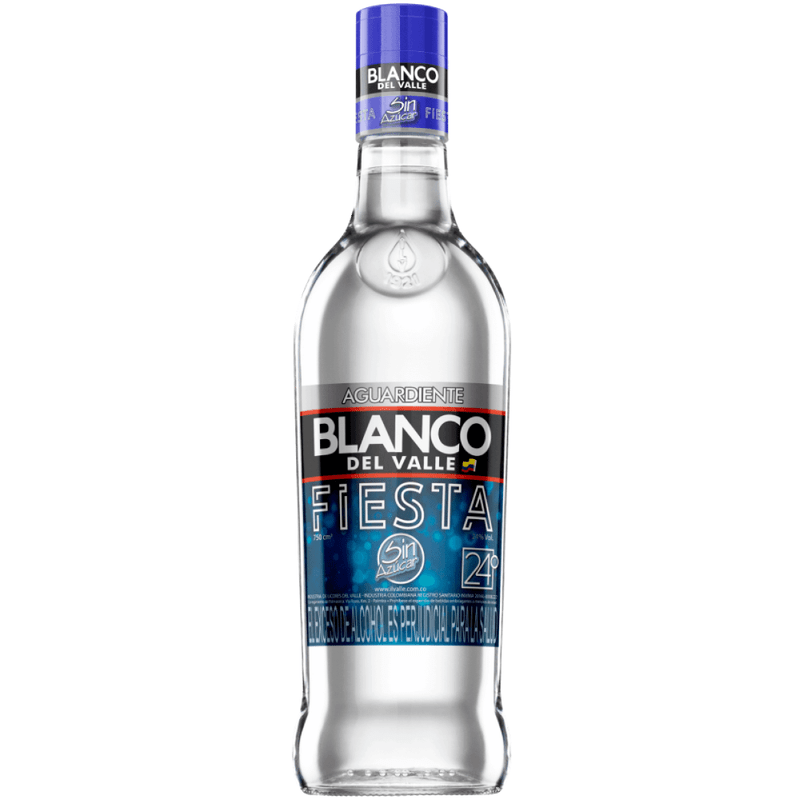 Aguardiente Del Valle Sin Azucar Fiesta 750ml