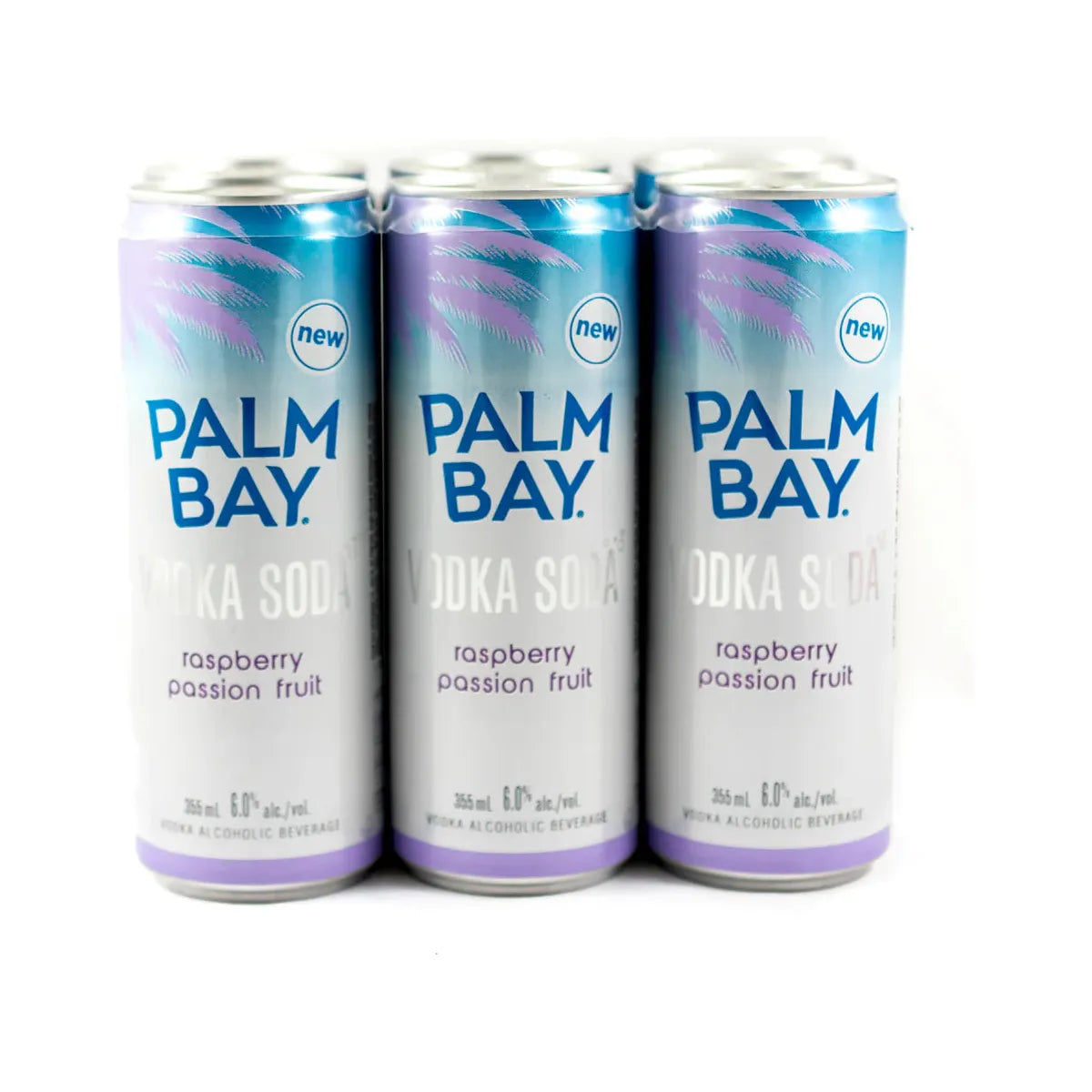 Palm Bay Vodka Soda Rasp/Passionfruit 6 Cans
