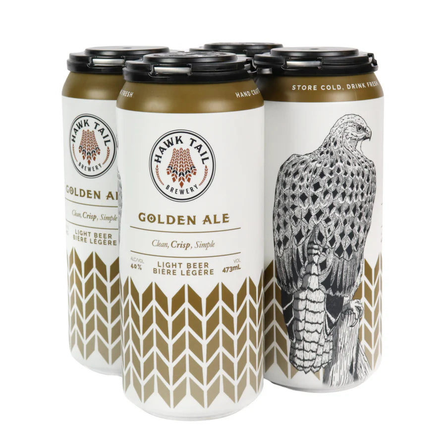 Hawk Tail Golden Ale 4 Tall Cans
