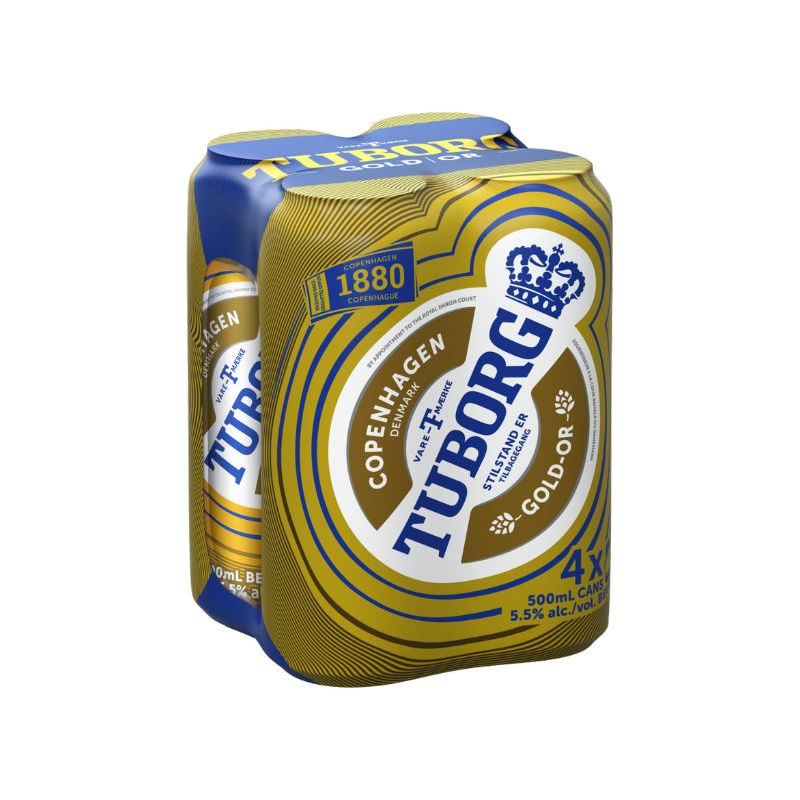 Tuborg Gold 4 Tall Cans