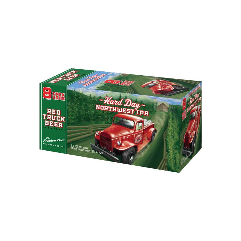 Red Truck Hard Day Northwest IPA 8 Cans