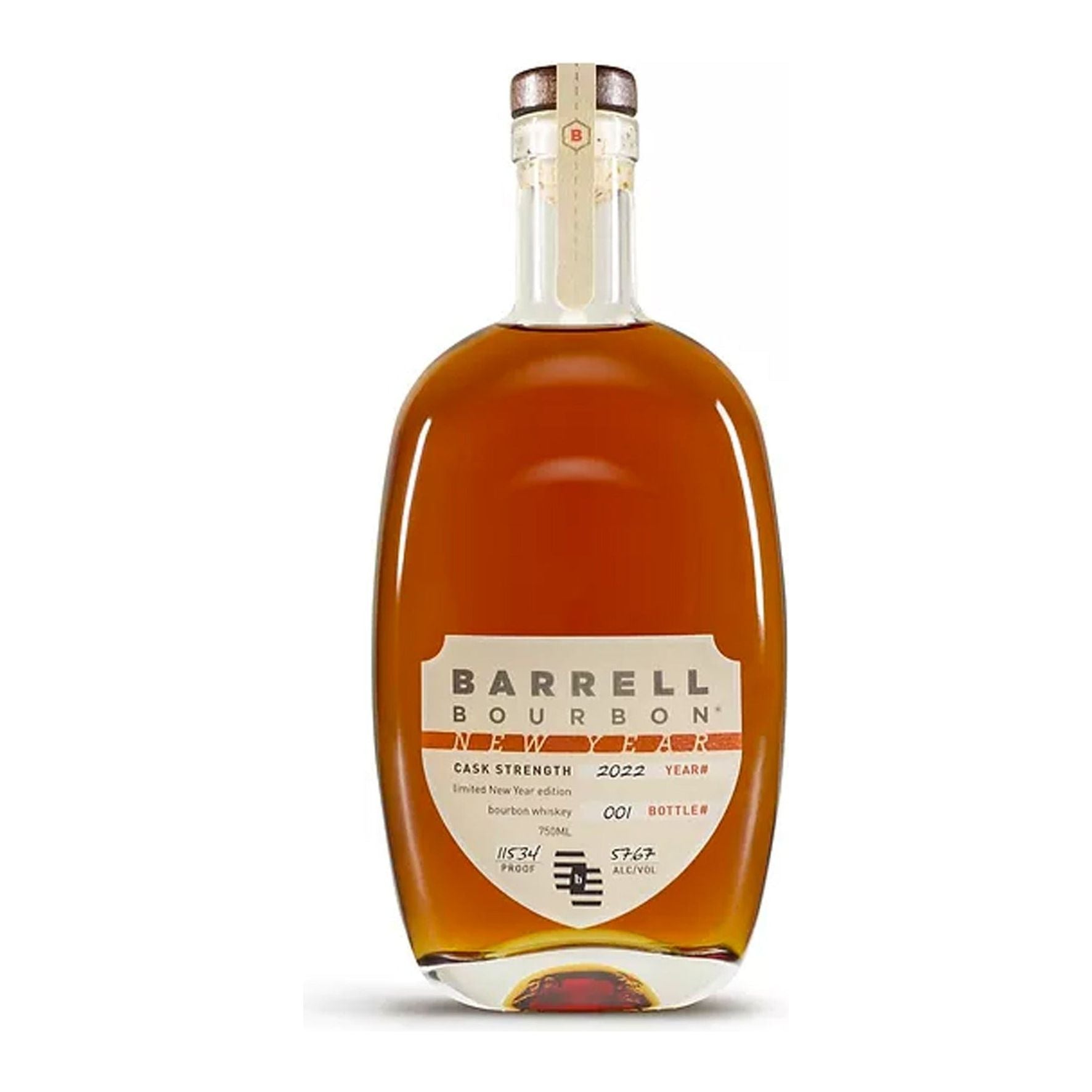 Barrell Craft New Year Bourbon 2022 57.67% ABV 750ml