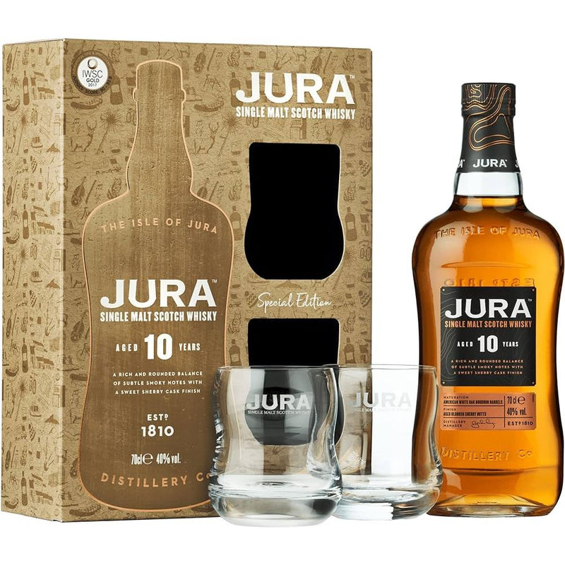 Jura 10 Year Old Gift Pack 700ml