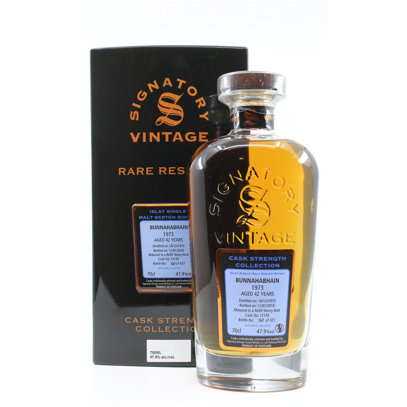 Signatory Bunnahabhain 1973 42 Year Old 47.9% 700ml