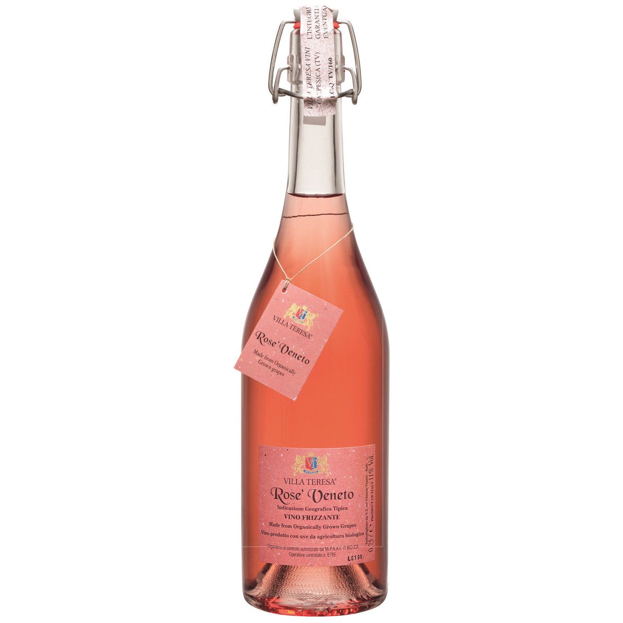 Villa Teresa Organic Rose Frizzante 750ml