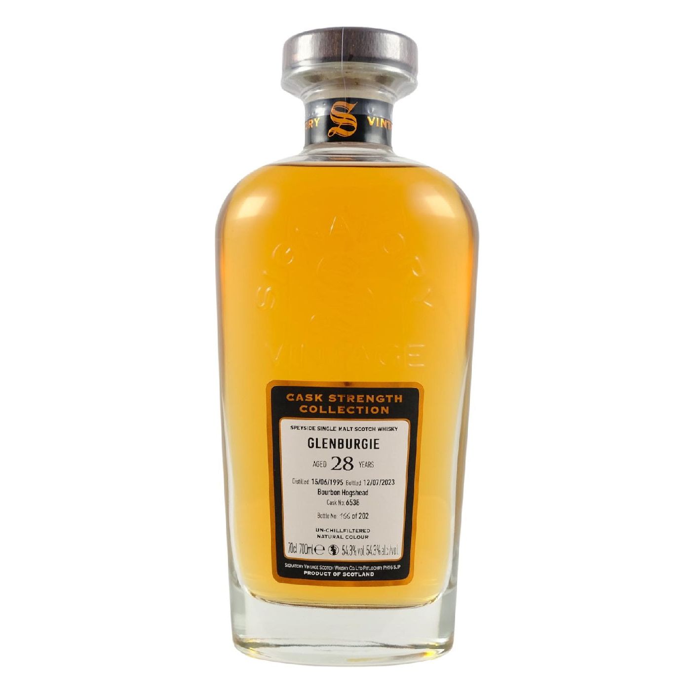 Signatory Vintage Glenburgie 1995 28 Year Old 54.3% ABV 700ml