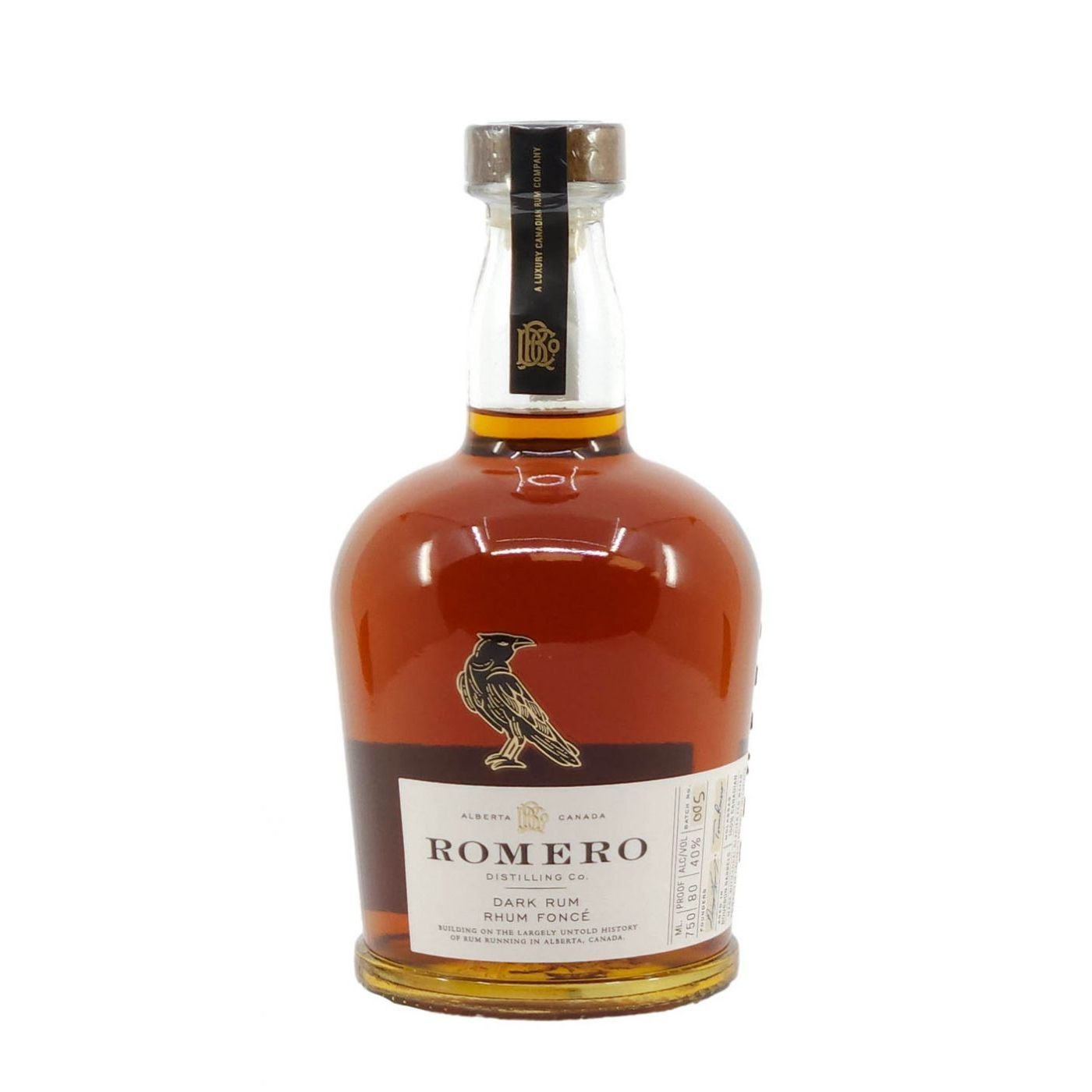 Romero Distilling Co Dark Rum Broubon Barrel Aged