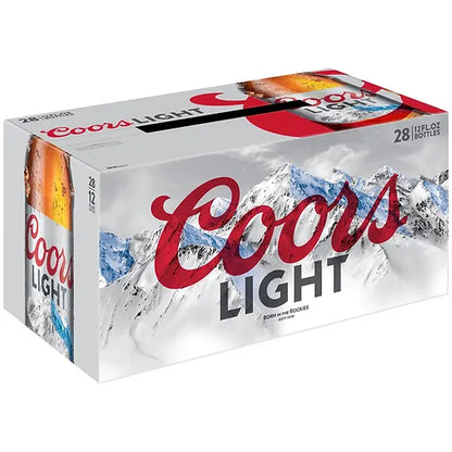 Coors Light 28 Bottles