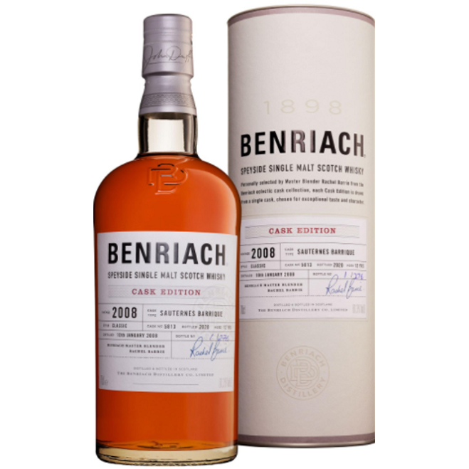 Benriach Batch 17 2008 12 Year Old 61.3% ABV 700ml