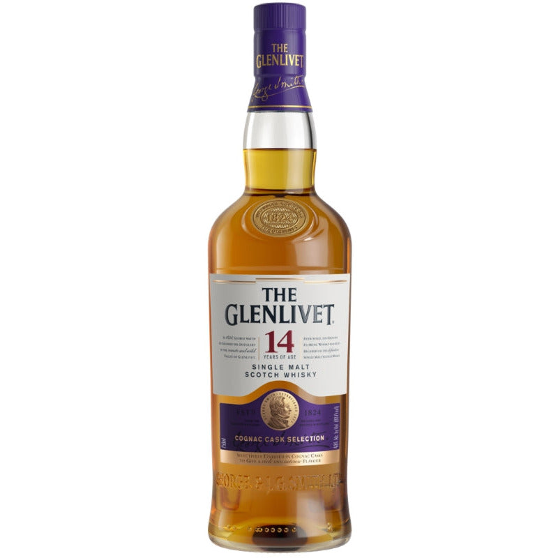 The Glenlivet 14 Year Old Cognac Cask Finish 750ml