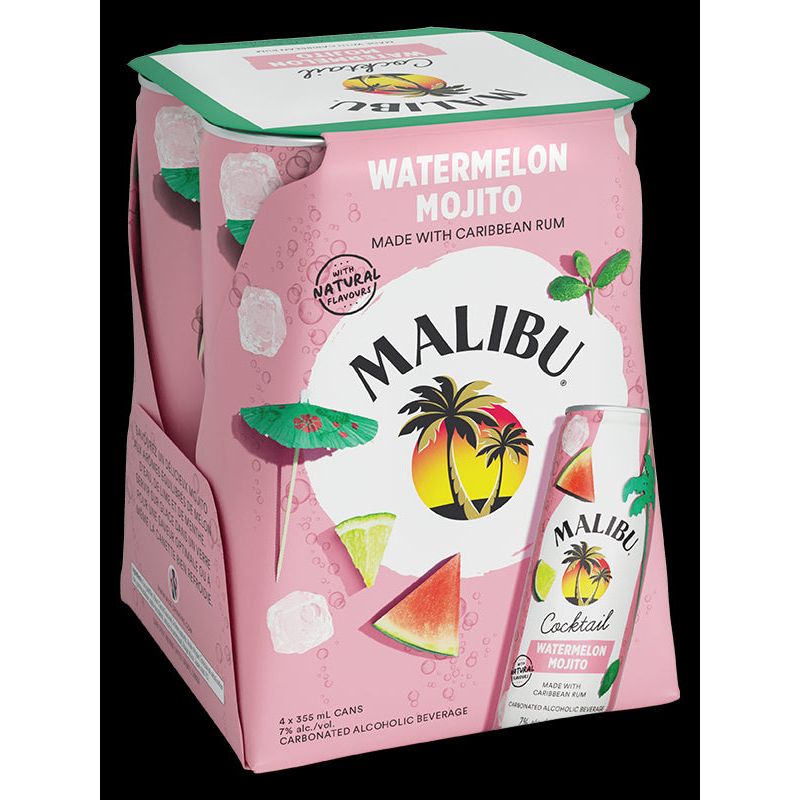 Malibu Watermelon Mojito 4x355ml Cans