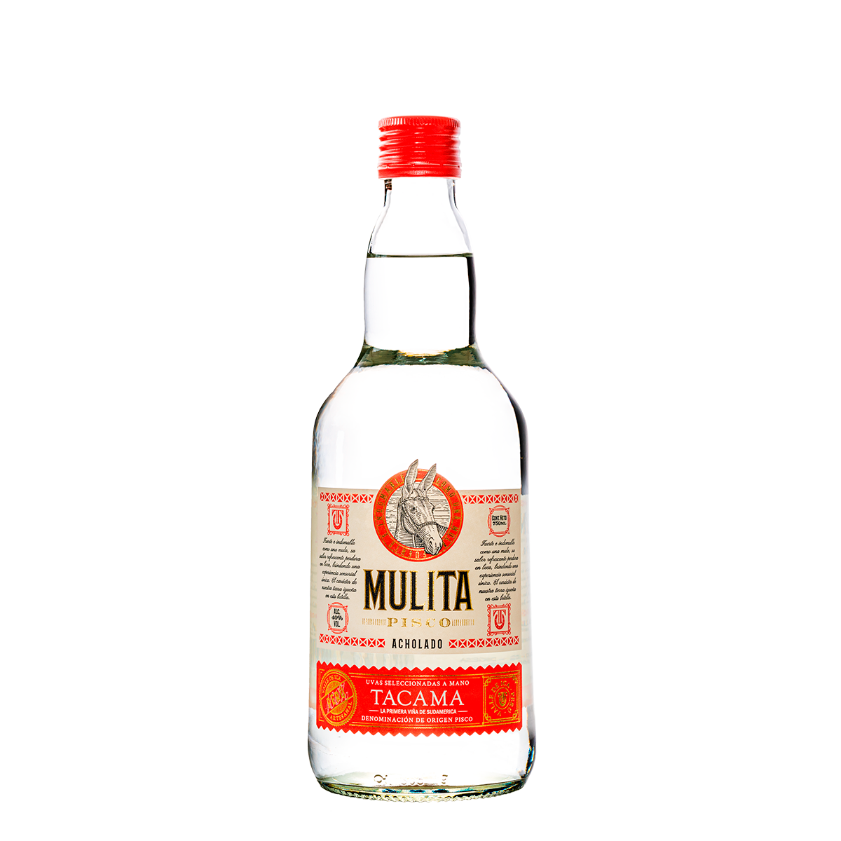 Pisco Mulita Acholado 40% 750ml