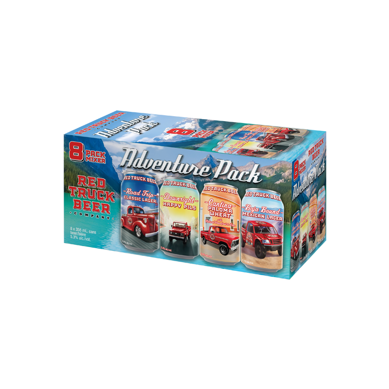 Red Truck Adventure Pack 8 cans