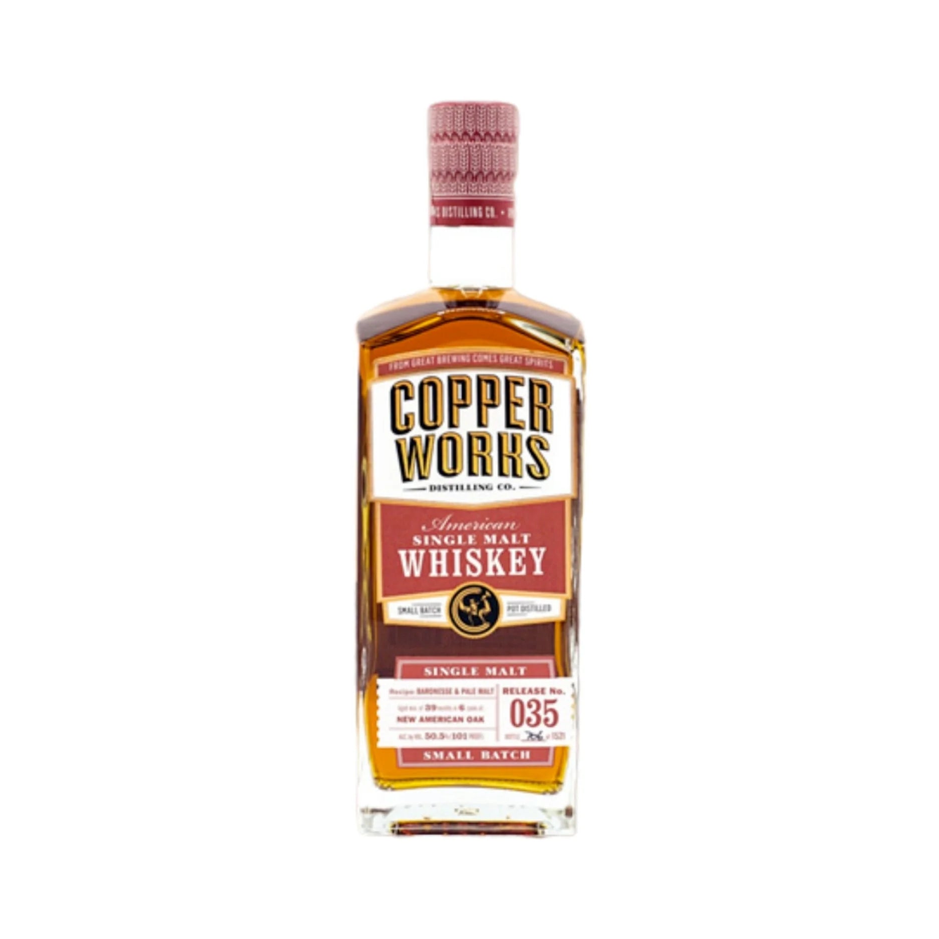 Copperworks American Single Malt Whiskey R35