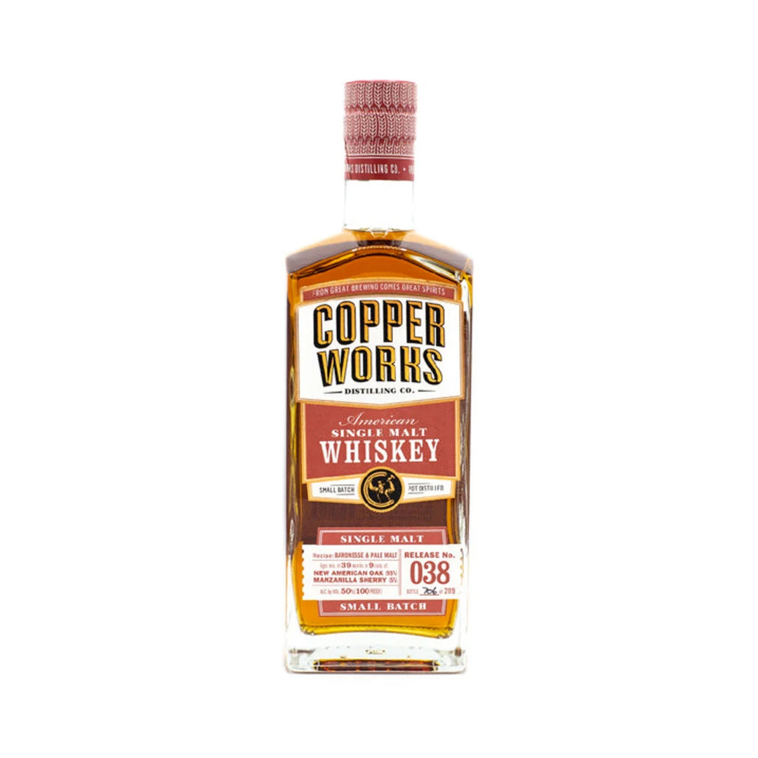 Copperworks American Single Malt Whiskey R38