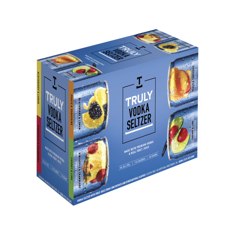 Truly Vodka Seltzer Variety Pack 8x355ml Cans