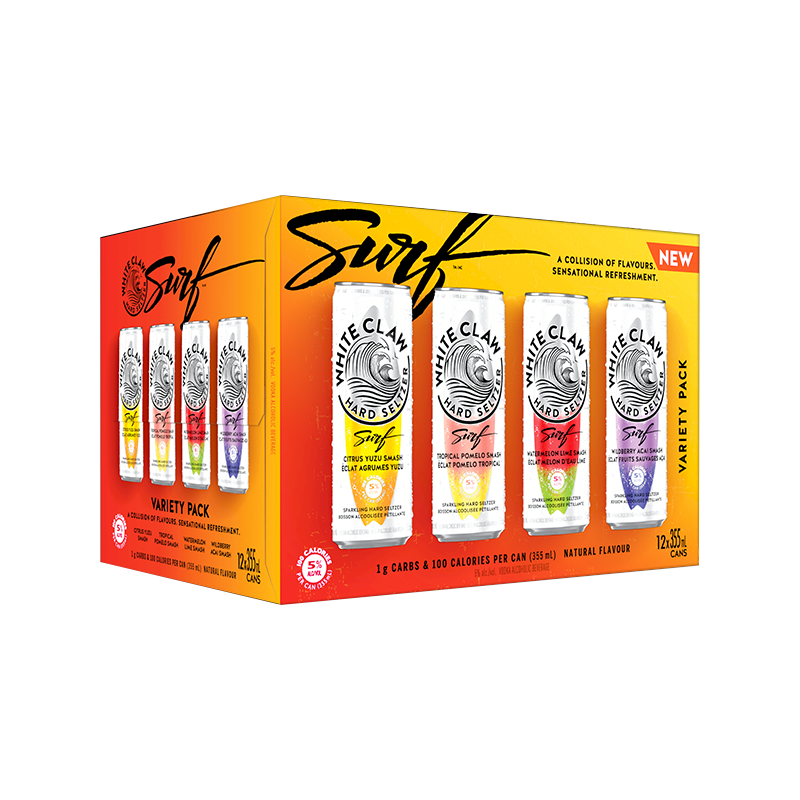 White Claw Surf Variety Pack 12 Cans