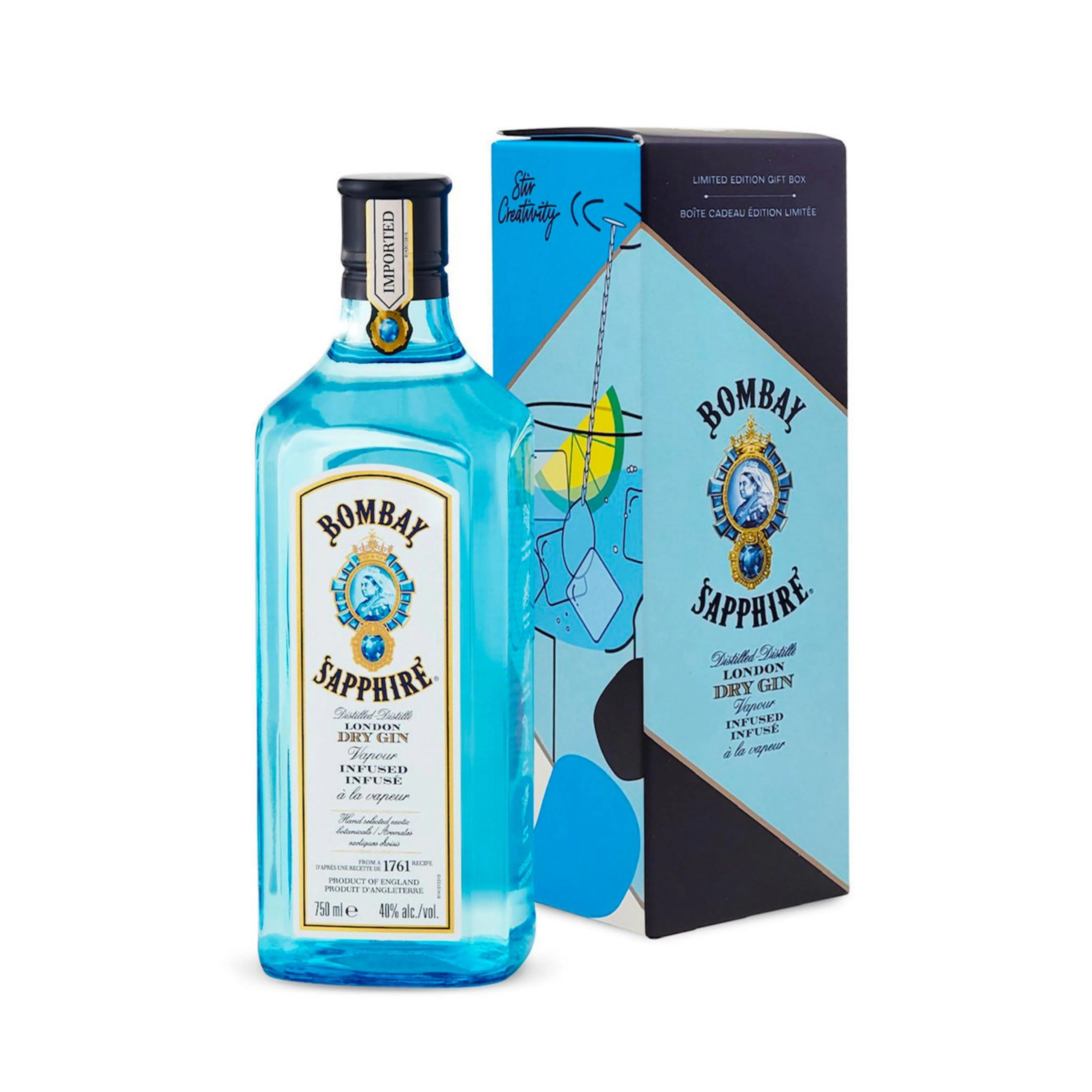 Bombay Sapphire London Dry Gin Gift Pack