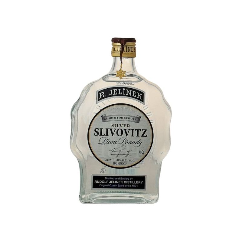 Rudolf Jelinek Triple Distilled Kosher Silver Slivovitz 50% 700ml