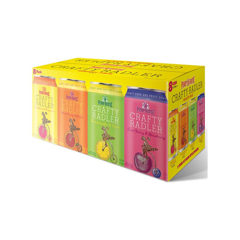 Pump House Crafty Radler Variety Pack 8 Tall Cans
