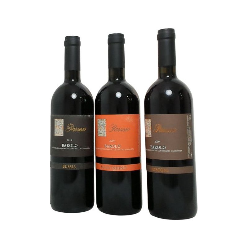Parusso Barolo Bussia, Mariondino, Mosconi Mixed Pack 2019 6x750ml